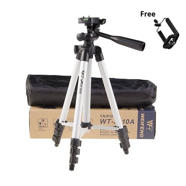 Mobile Tripod Stand with Mobile Holder Portable for Live Stream Video 7