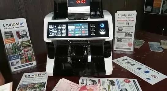 currency cash counting machine in pakistan with fake note detetion 9