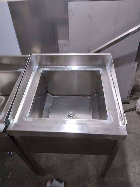 washing sink double stainless Steel non magnet 24x48 6