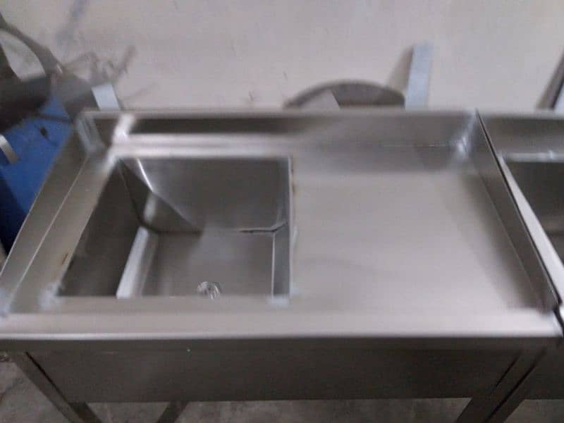 washing sink double stainless Steel non magnet 24x48 7