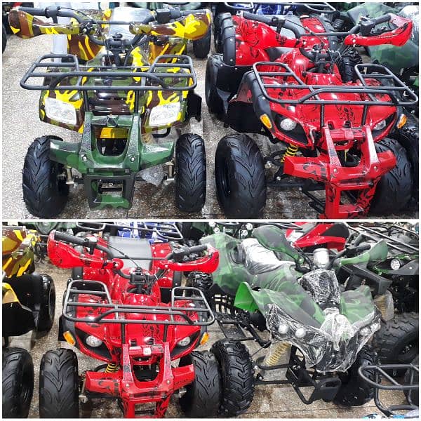 Latest version of 2023 brand new O meter. Reconditioned ATV Quad bike 3