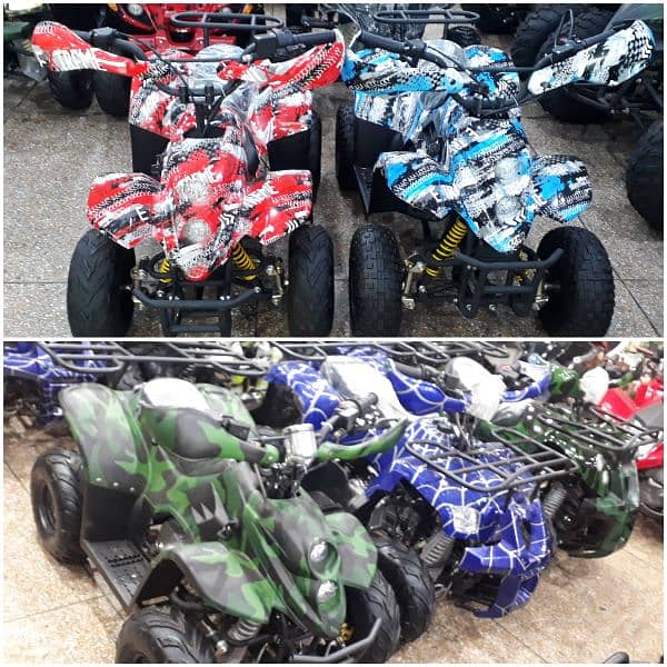 Latest version of 2023 brand new O meter. Reconditioned ATV Quad bike 5