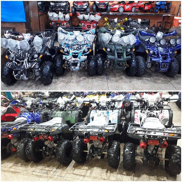 Latest version of 2023 brand new O meter. Reconditioned ATV Quad bike 6