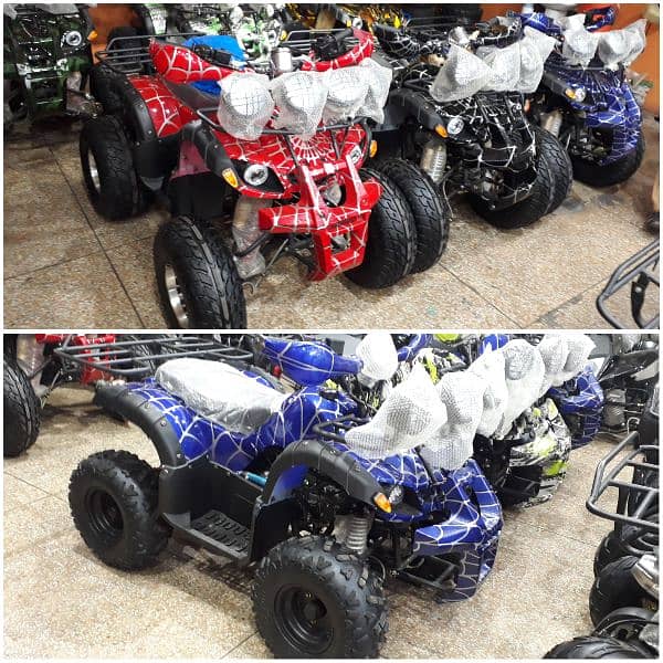 Latest version of 2023 brand new O meter. Reconditioned ATV Quad bike 15