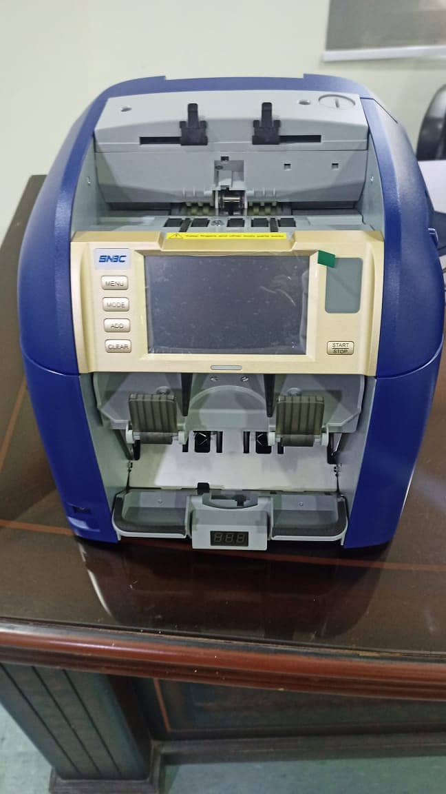 note counting sorting machine fake note detection with value 6