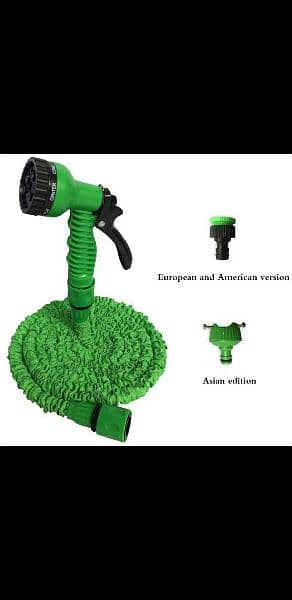 Flexible Plastic Hose Pipe For Cars Garden Watering With SprayGun 3