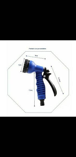 Flexible Plastic Hose Pipe For Cars Garden Watering With SprayGun 4