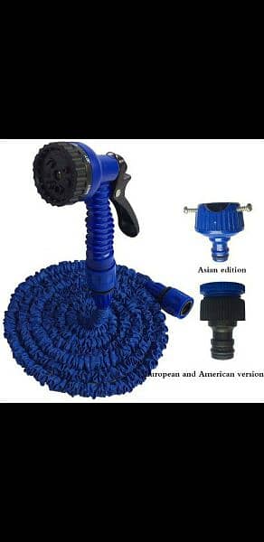 Flexible Plastic Hose Pipe For Cars Garden Watering With SprayGun 5