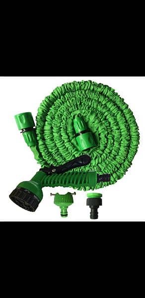 Flexible Plastic Hose Pipe For Cars Garden Watering With SprayGun 8