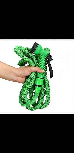 Flexible Plastic Hose Pipe For Cars Garden Watering With SprayGun 15