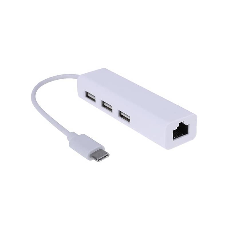 Type C 3.1 To Lan And USB Hub Box Packed Delivery Available Allover Pa 2