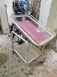 BABY COT with ACRYLIC BASINET