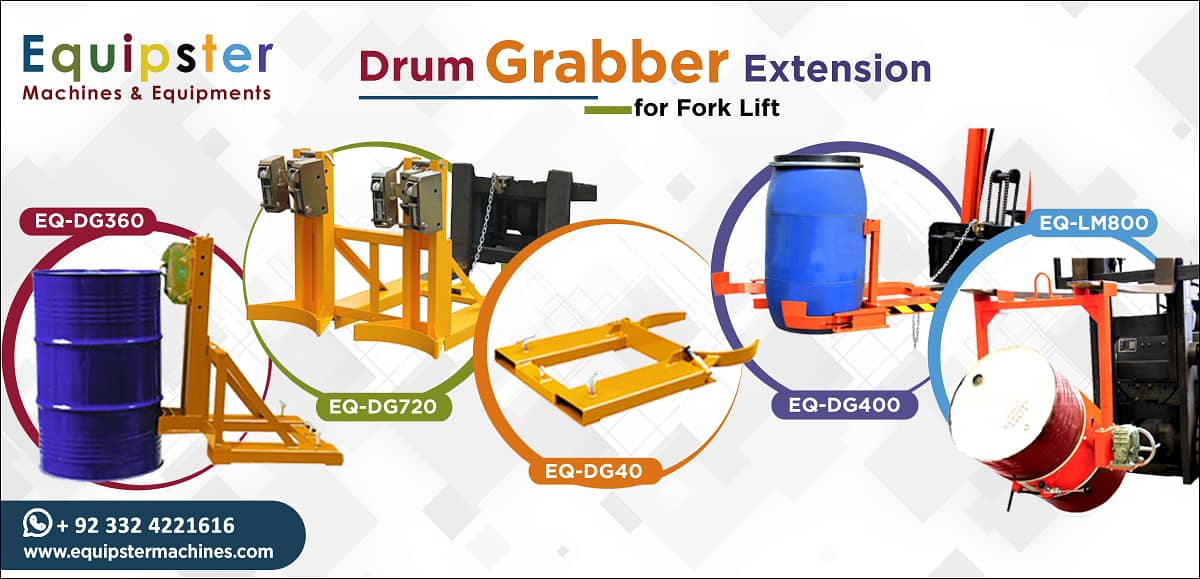 variety of drum handling, lifting, drum moving, drum trolley equipment 1