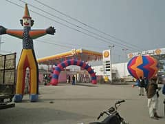 Air clown. Air gate. Inflatable Balloons