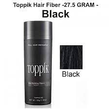 Pack of 2 Bottles Toppik Hair Building Fiber - Black (New) 2