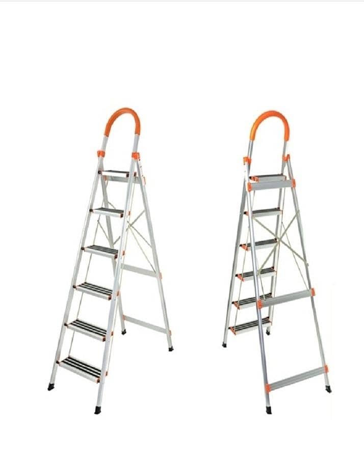 6 step stainless steel household ladder 4