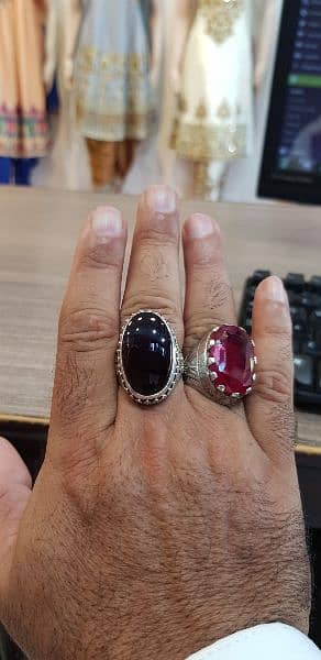 Yamni Aqeeq/Agate Ring 3