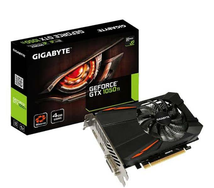 Gigabyte Geforce Gtx 1050 Ti 4gb Gddr5 Graphics Card 0