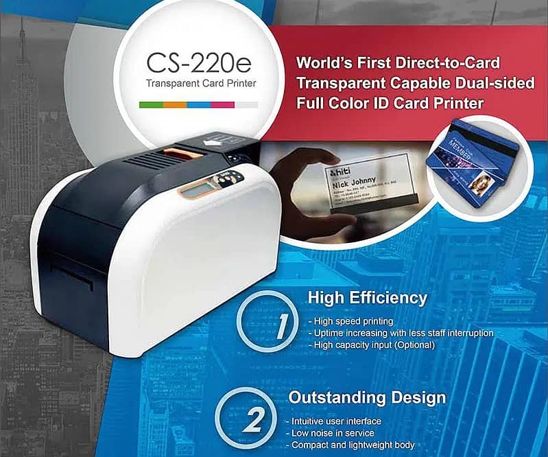 HiTi CS220e / CS200e Dual Side / PVC Card Printer / ID Card Printer 4