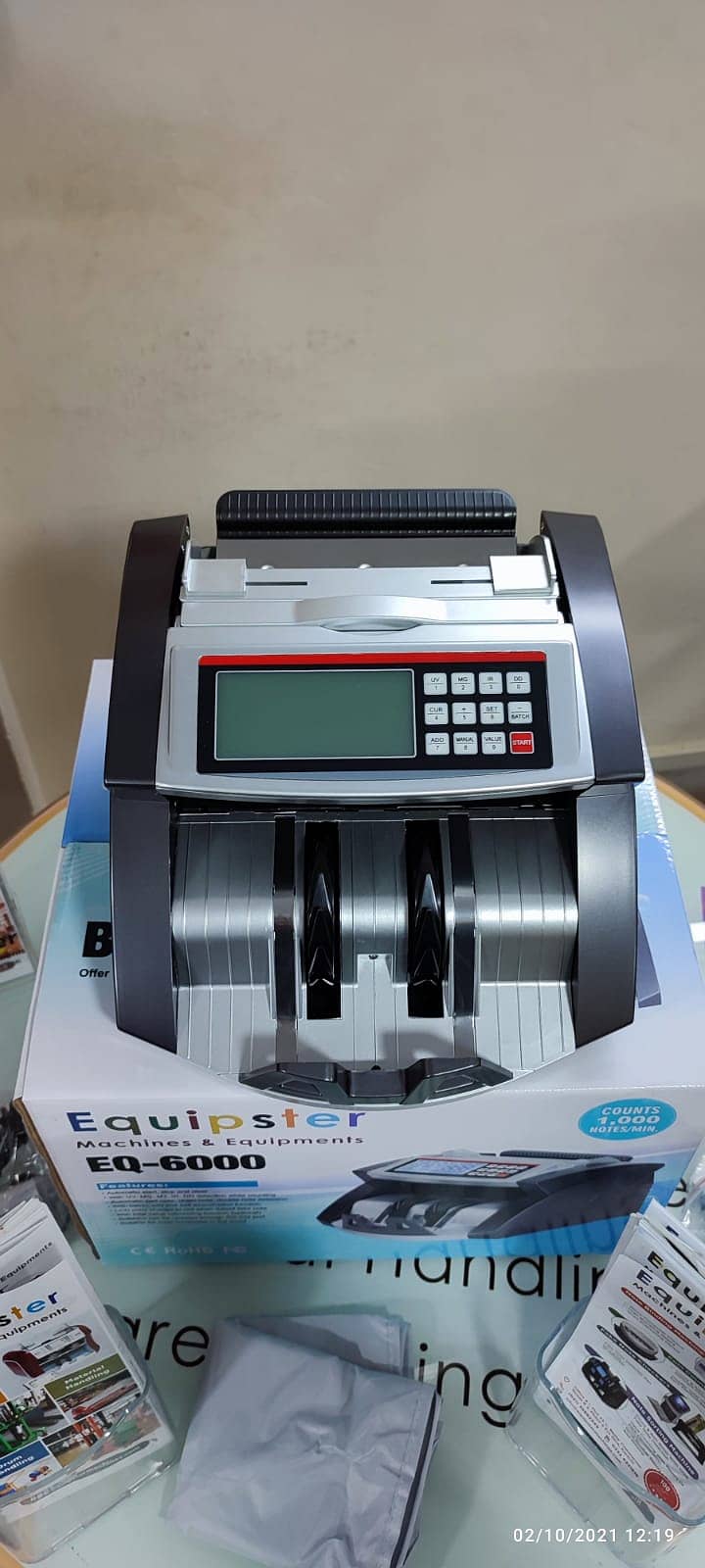 note counting machine with fake note detection with battery backup 3