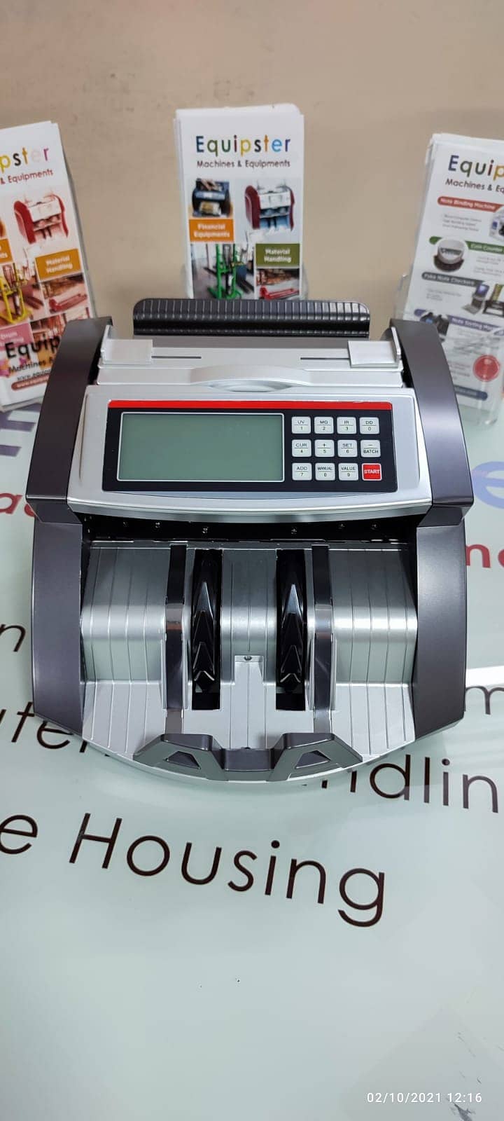 note counting machine with fake note detection with battery backup 4