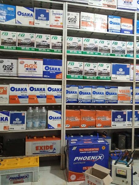 New DAEWOO, AGS, OSAKA, EXIDE, FB, PHOENIX And Acdelco Batteries 0