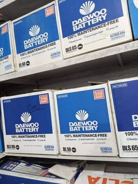New DAEWOO, AGS, OSAKA, EXIDE, FB, PHOENIX And Acdelco Batteries 2