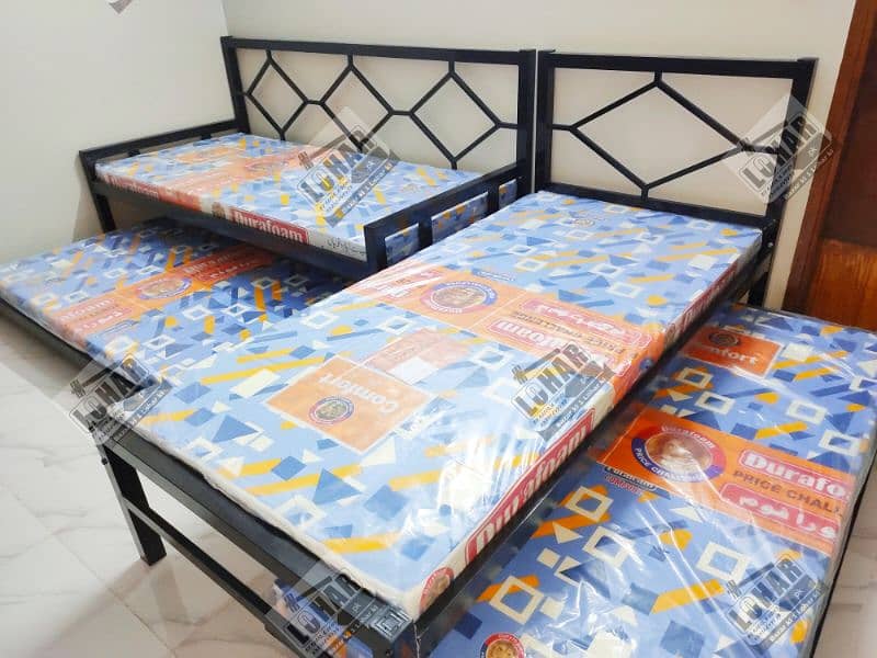 Day Bed | Sliding Trundle Bed | Iron Single Bed 6