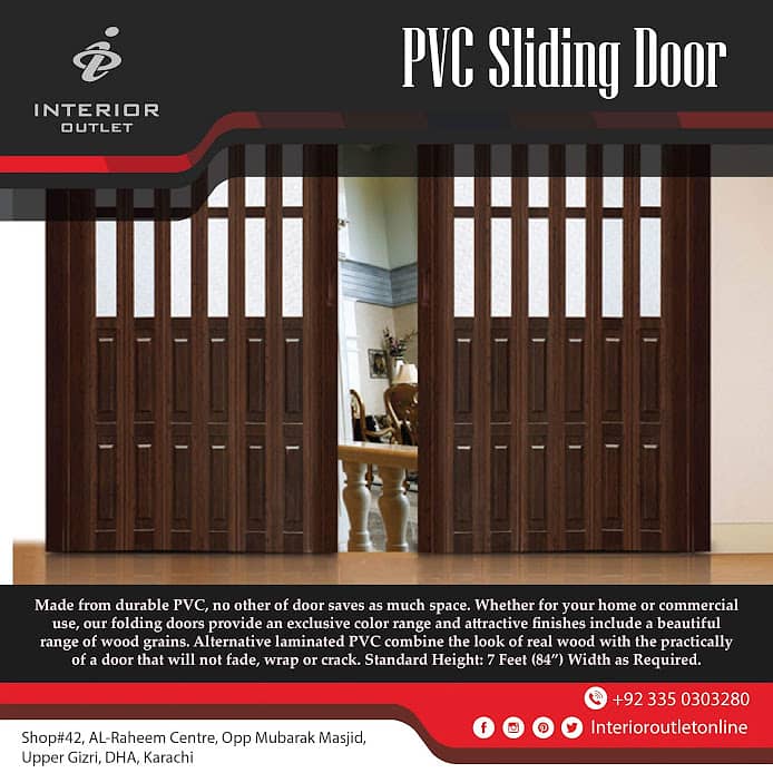 PVC folding Doors / PVC Sliding Doors / PVC Partition 0