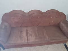6 Seater Sofa Set in Used Condition