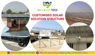 Customized Solar Panels Frame Structure on Roof Top and Ground Mounted