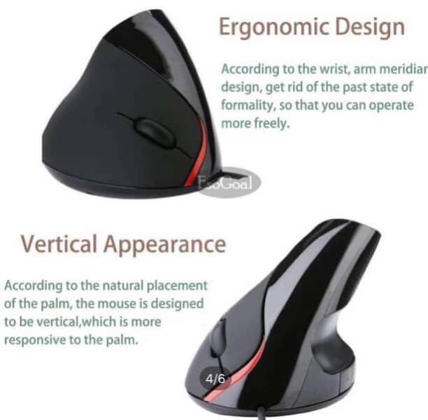 Ergonomic Mouse High Precision -Imported 0