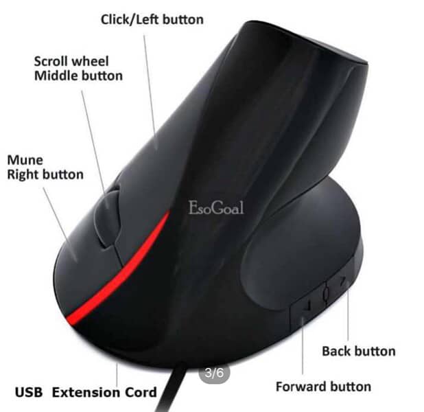 Ergonomic Mouse High Precision -Imported 2