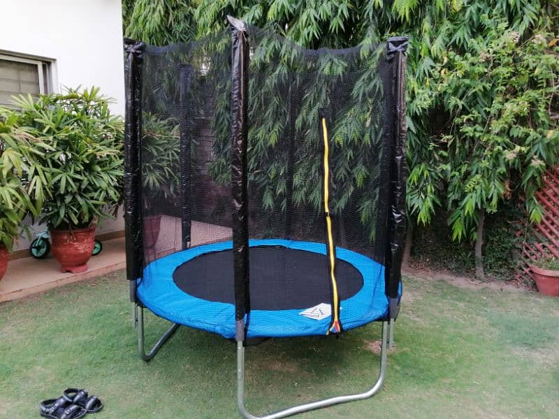 Trampoline |Jumping Pad | Round Trampoline | Kids Toy|With safety net 10