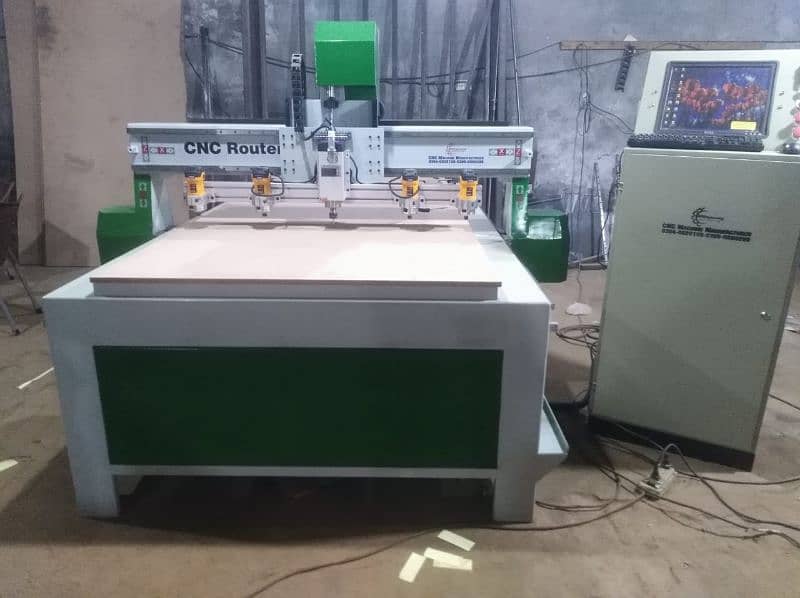 Cnc wood router and marble carving machine 1