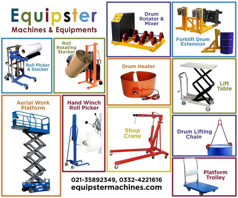 drum stacker with drum lifting and tilting option in pakistan 13