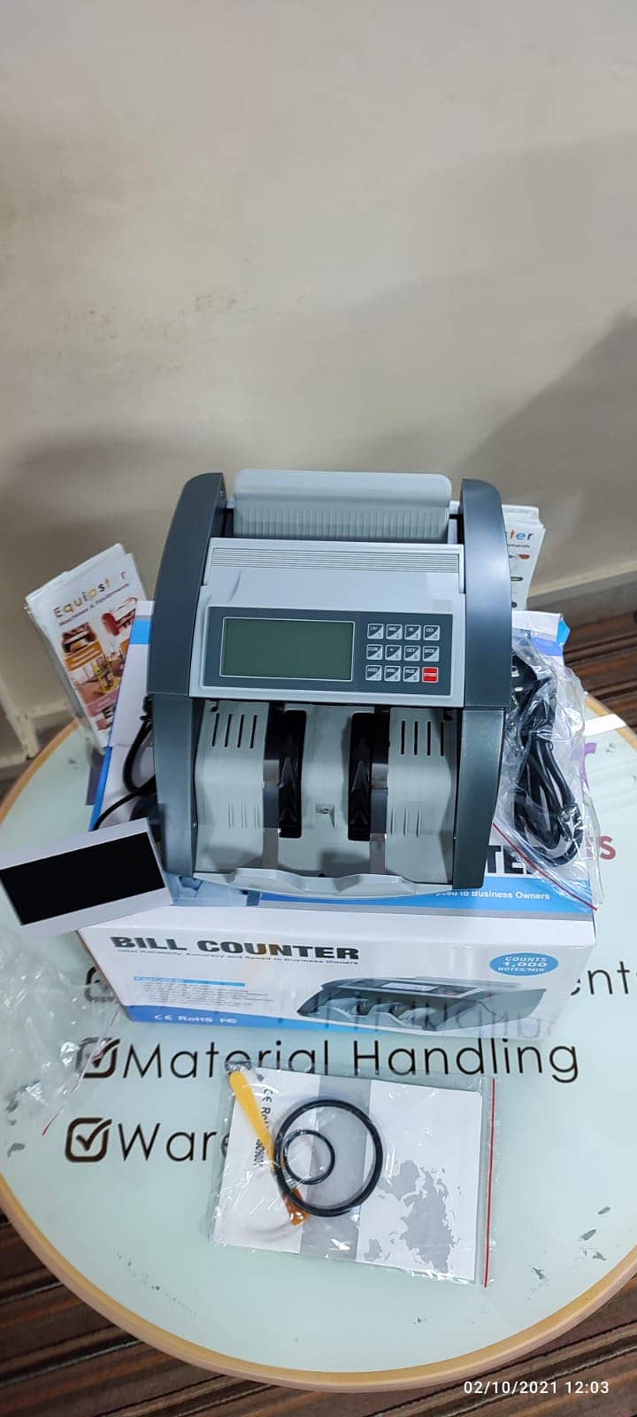 cash currency note counting machine in pakistan with fake detection 0