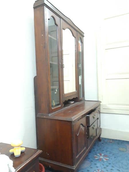 wooden dressing table. price is negotiable 1