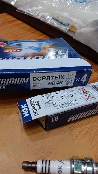 NGK spark plug Japan 3pc iridium set for(wagonR N 660cc Japanese cars) 1