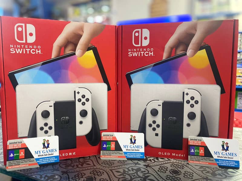 BRAND NEW NINTENDO SWITCH OLED Available at MY GAMES. 0