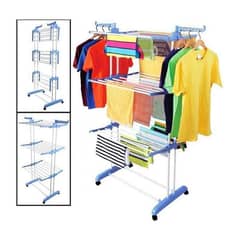 Triangle Stand material Rack without Wheels Colth Hanger Stand Double