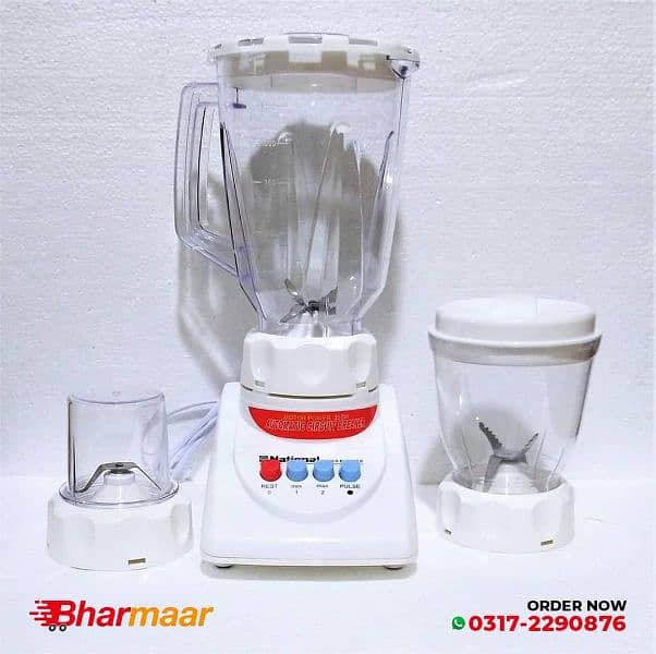 Blender Grinder Chopper 3 in 1 Juicer Mixer 0
