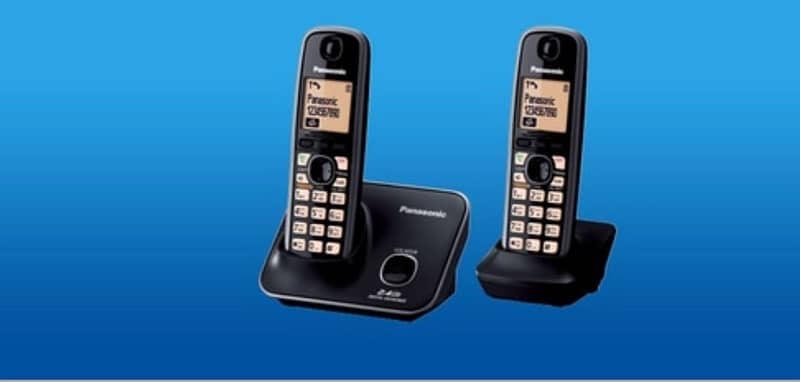 Panasonic cordless phone dual set 0