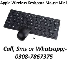 Apple Wireless Keyboard Mouse Mini Support For Apple, Android, Windows