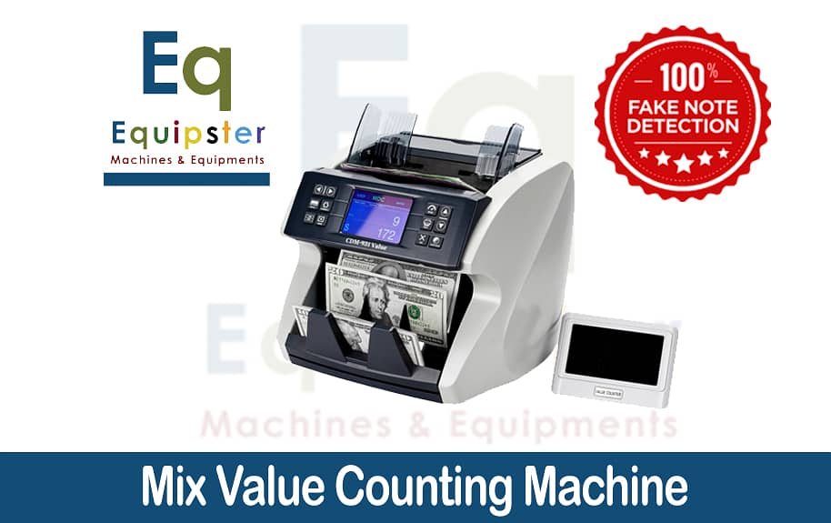 Value Counting Machine Cash Counter with high Fake Note Detection Cash 11