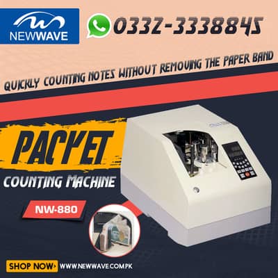 newwave cash counting,note,bill,packet,money checker machine,PAKISTAN 5