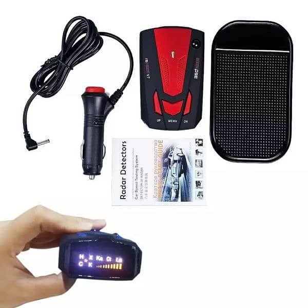 No speed penalty V7 Car Anti Radar Detector Voice Alert 16 Band 360 12