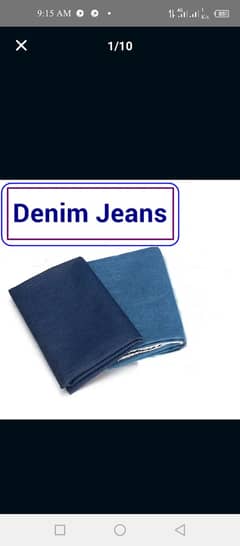 Jeans Fabric-Soft Denim Stretchable and Thick 0