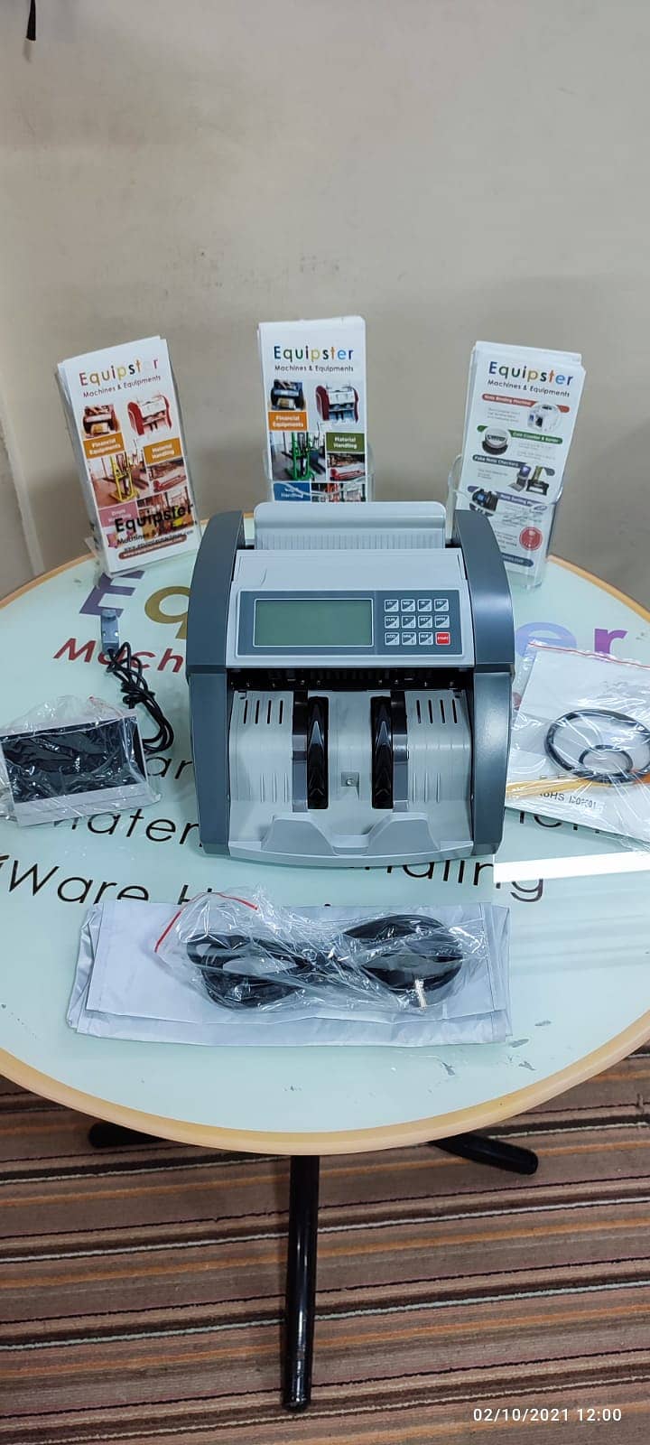 bank cash currency note counting machine with 100% fake note detection 4