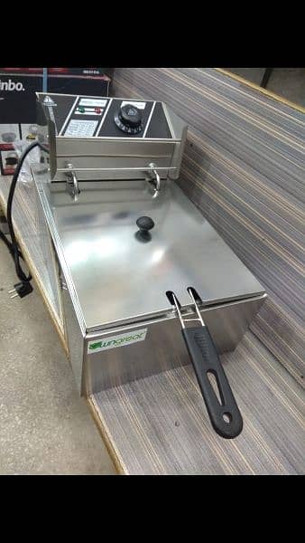Imported Electric commercial 6L Stainless steel Deep fryer 0